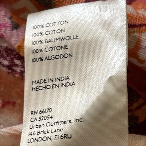 Anthropologie Pilcro Cropped Surf Floral Blouse🌺 - Picture 7 of 8